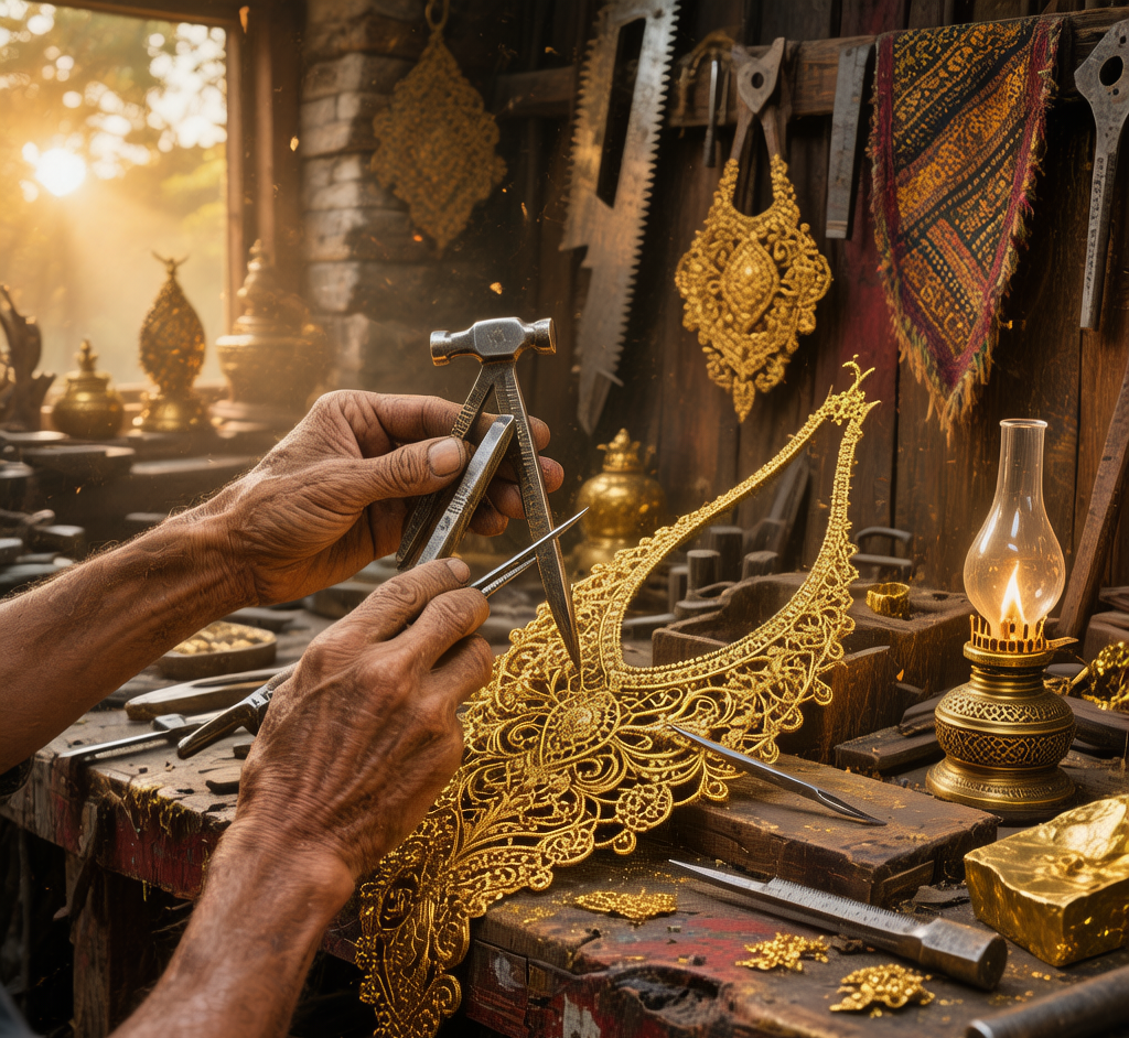Pengrajin Perhiasan Tradisional Indonesia